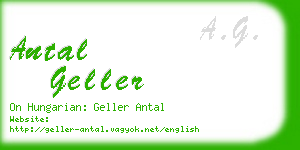 antal geller business card